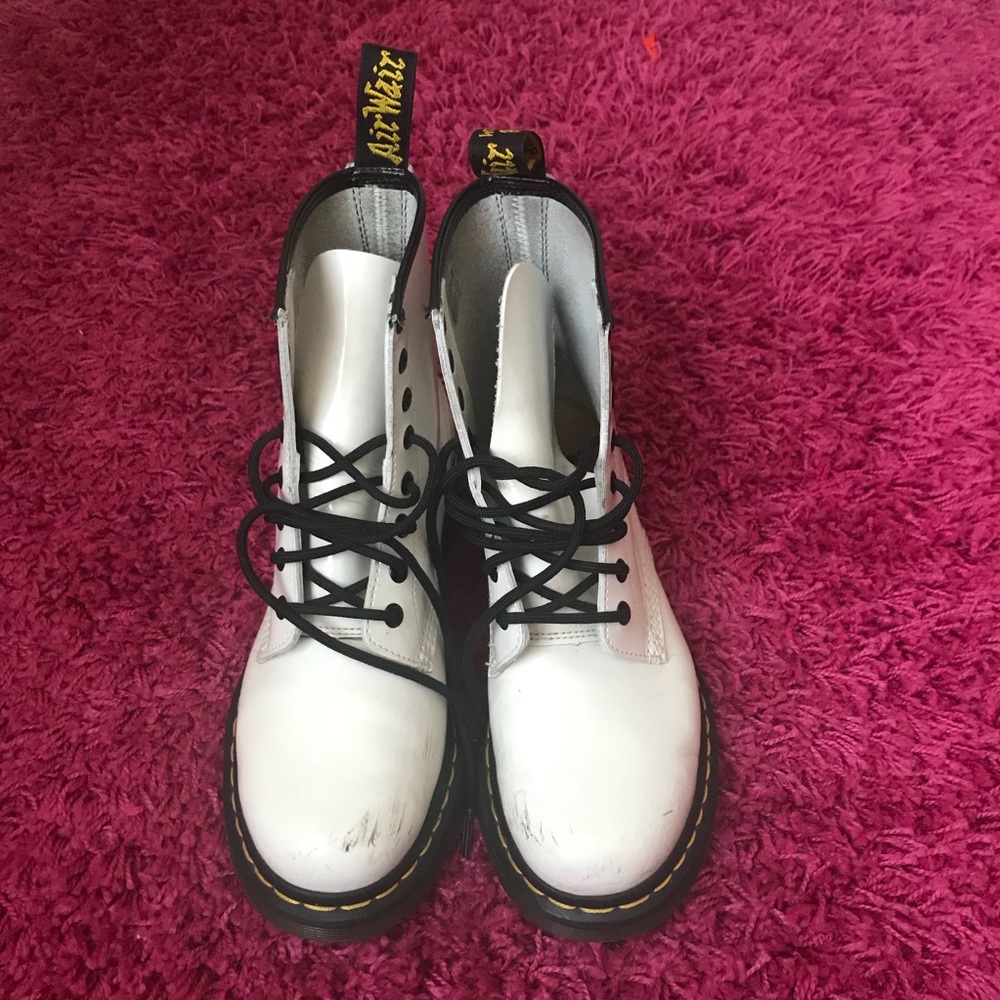 White Dr.Marten Boots